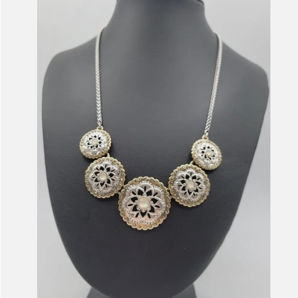 Silver Gold Toned Necklace